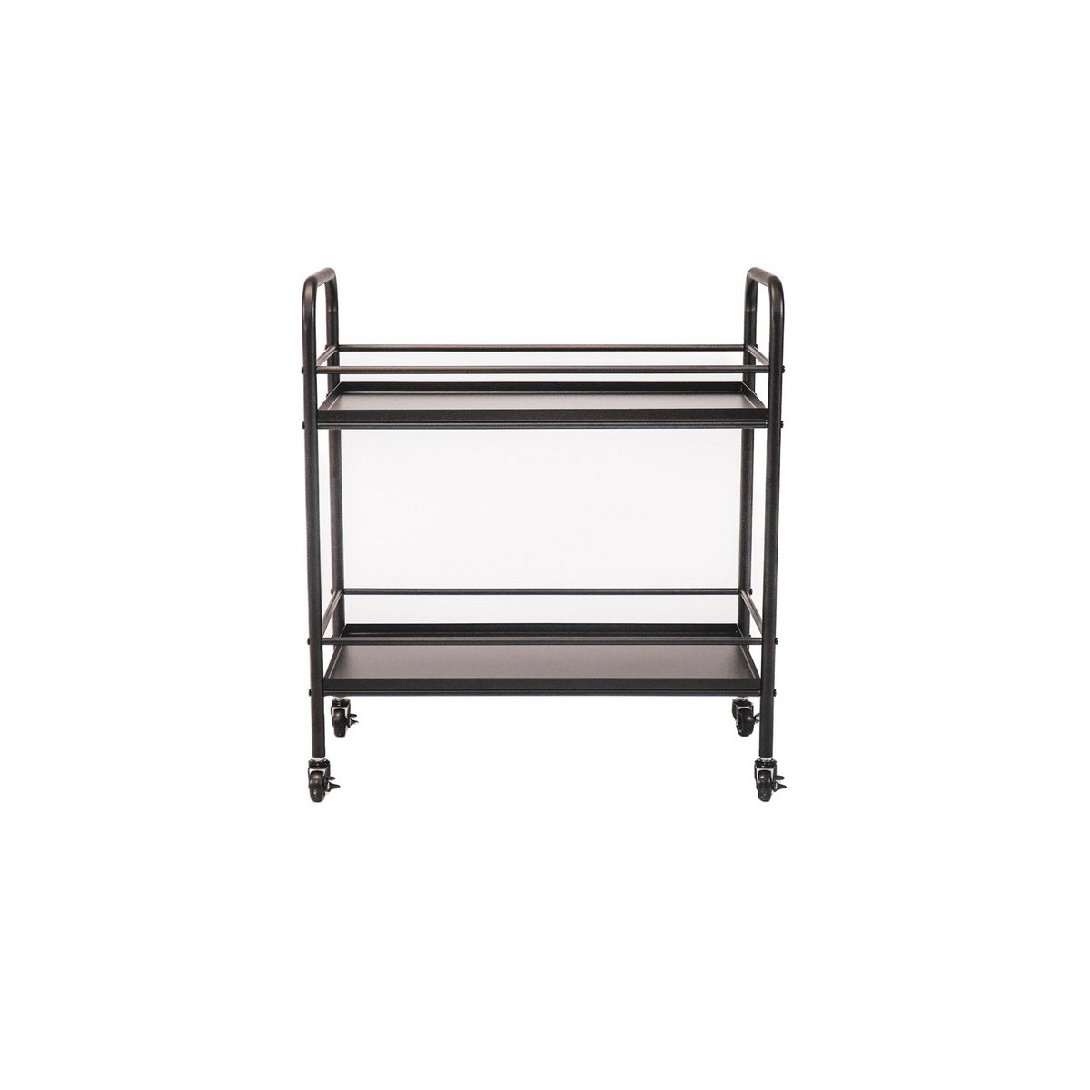 HV Trolley Metaal - Zwart - 60x30x66,5cm