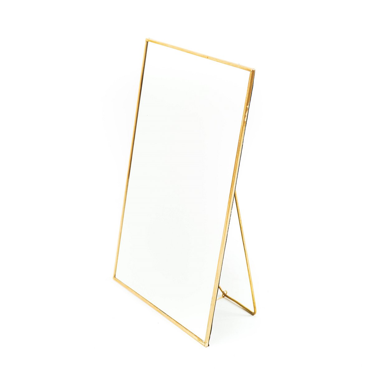 HV Rechthoekige Spiegel Messing - Goud - 30x20x1cm