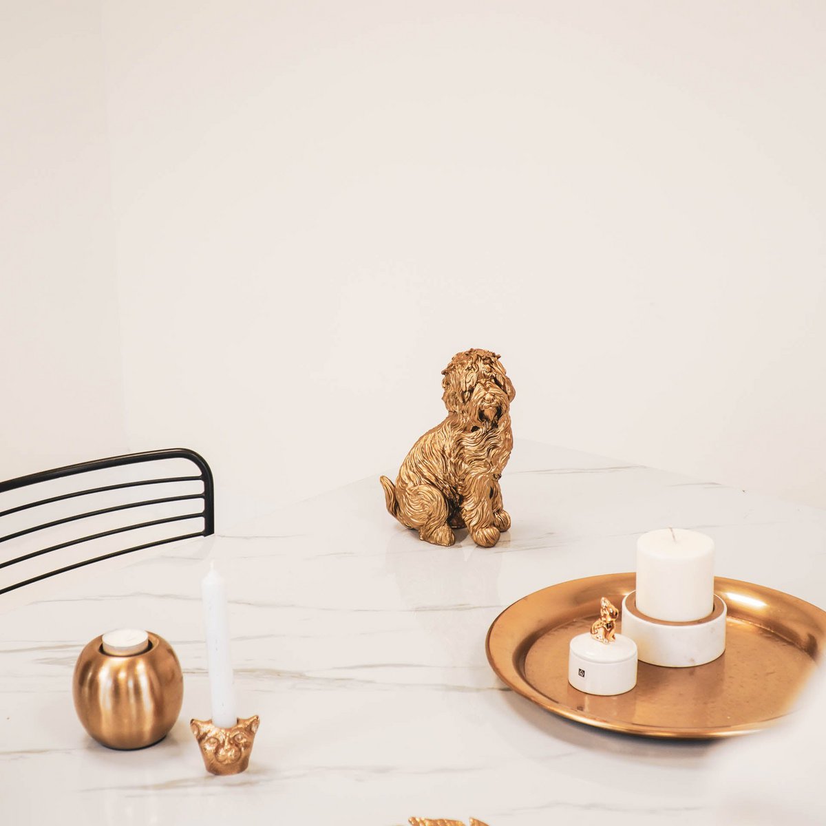 HV Labradoodle Hond - Goud - 16x10,5x23,5cm