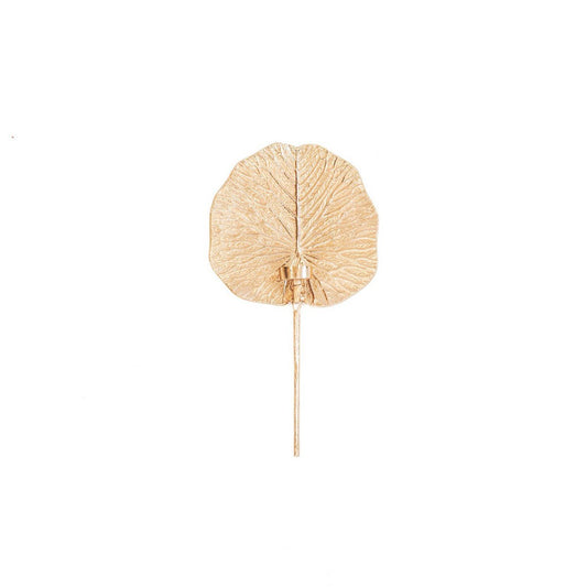 HV Kaarshouder Lily Leaf - Goud - 23x8x47cm