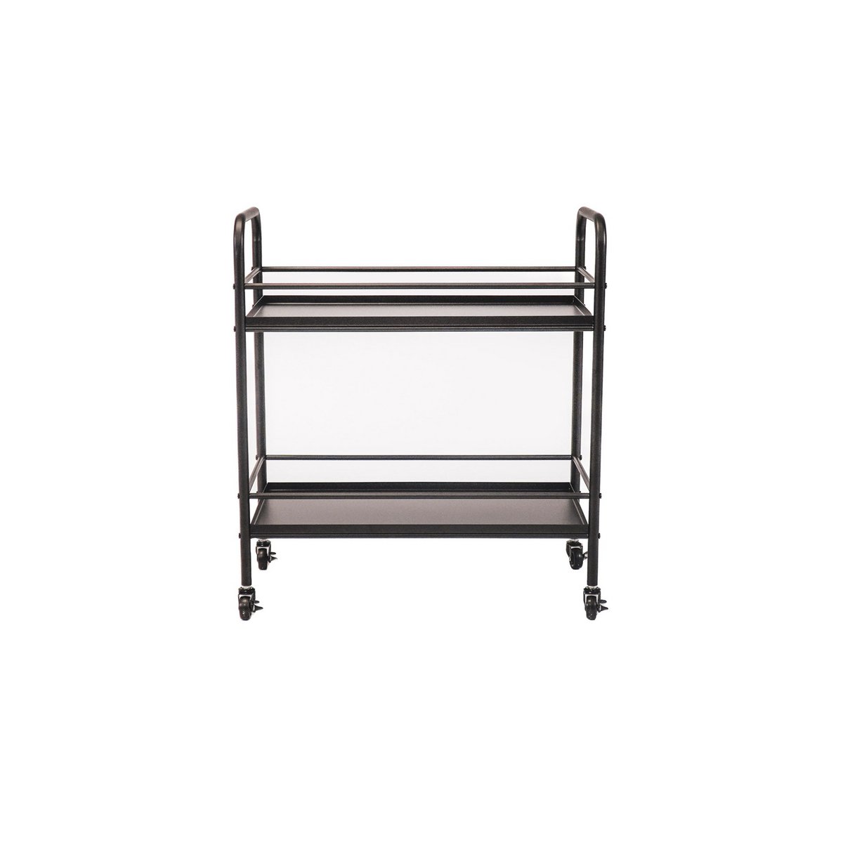 HV Trolley Metaal - Zwart - 60x30x66,5cm