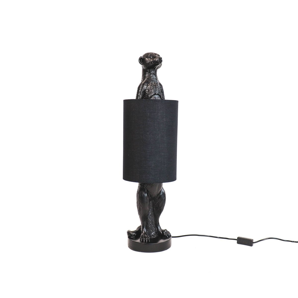 HV Lamp Meerkat - Zwart - 20x70x20cm