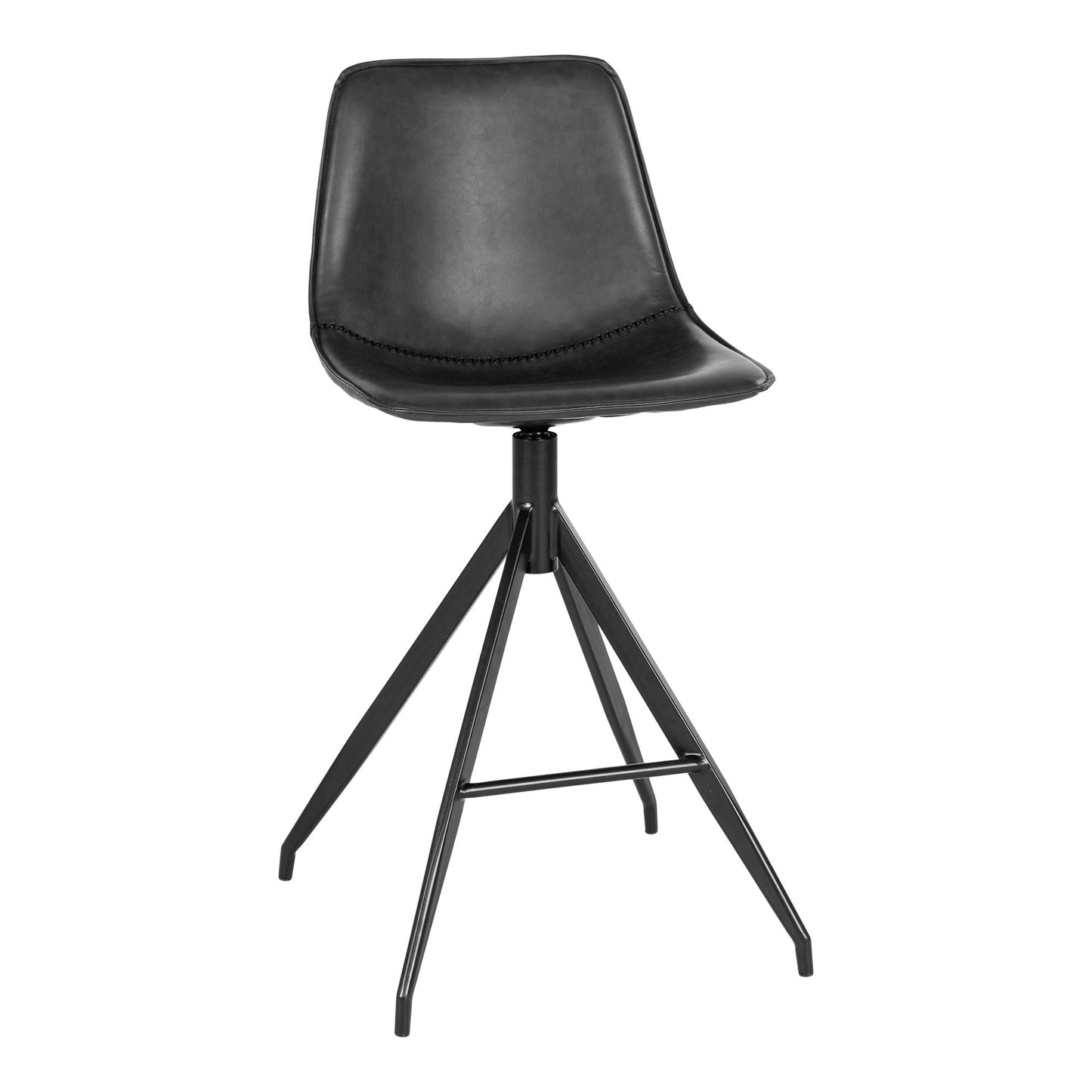 Monaco Counter Chair - Zwart - set van 2