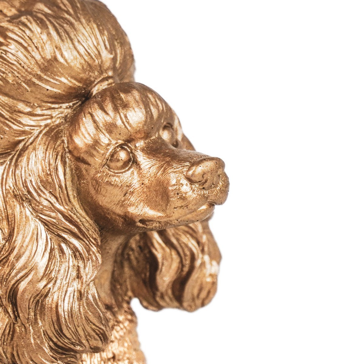 HV Franse Poedel Hond - Goud - 21,5x13x26,5cm