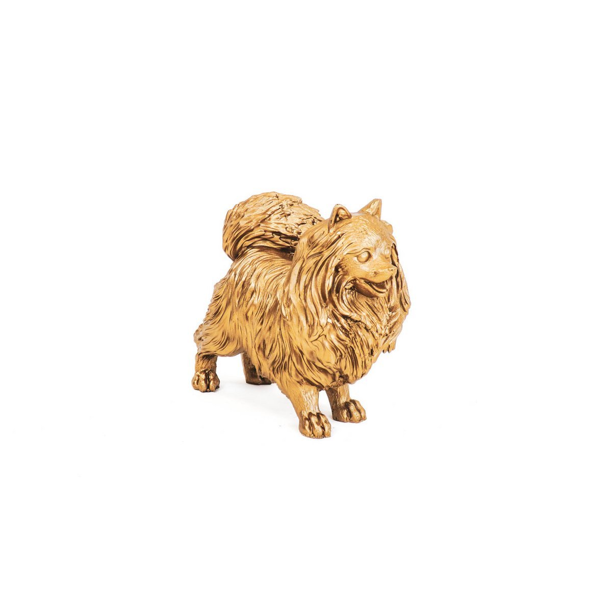 HV Pommeren Hond - Goud - 23x10x18cm